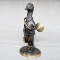 canard en bronze